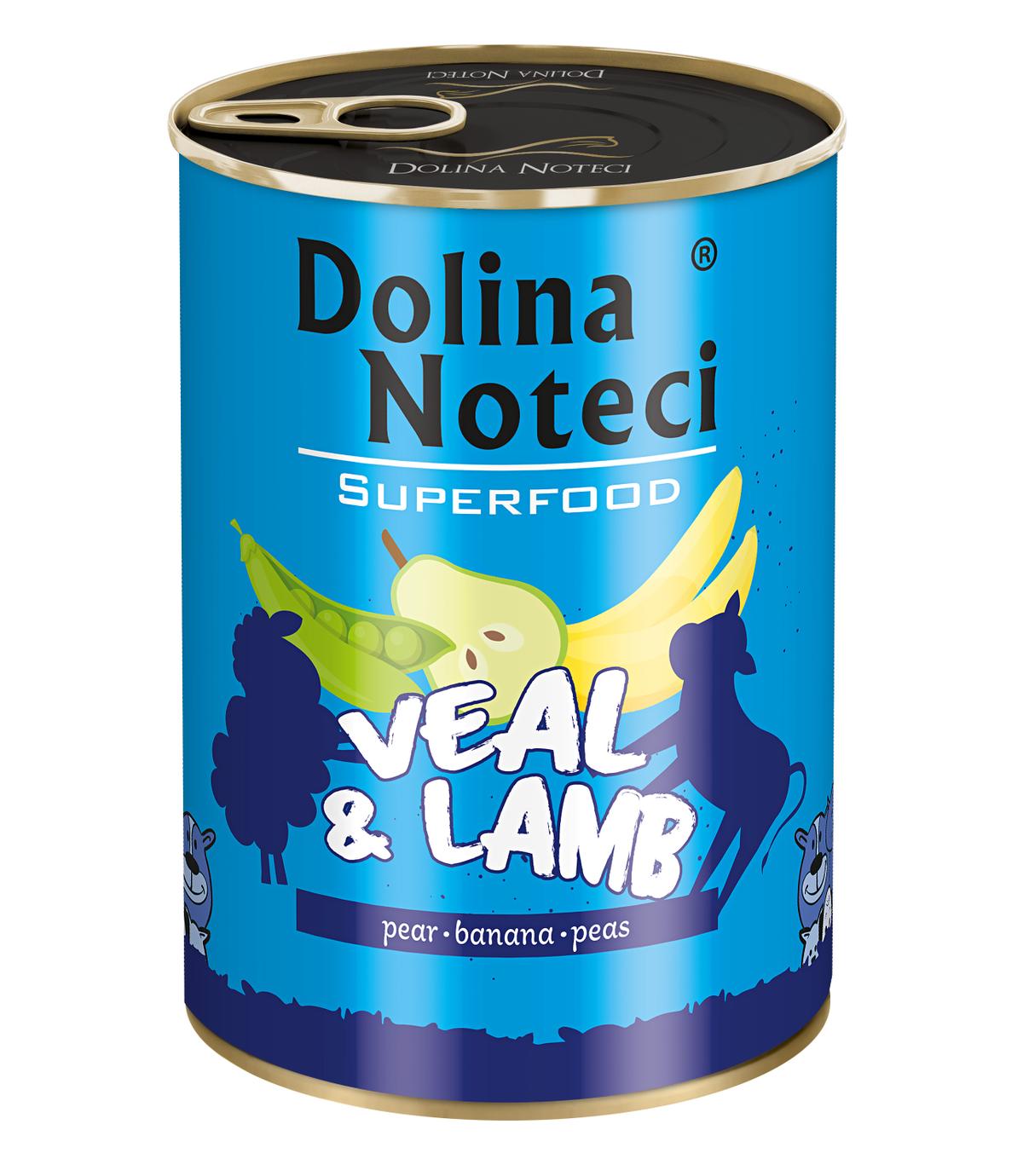 Dolina Noteci Superfood Cielęcina i Jagnięcina 400g