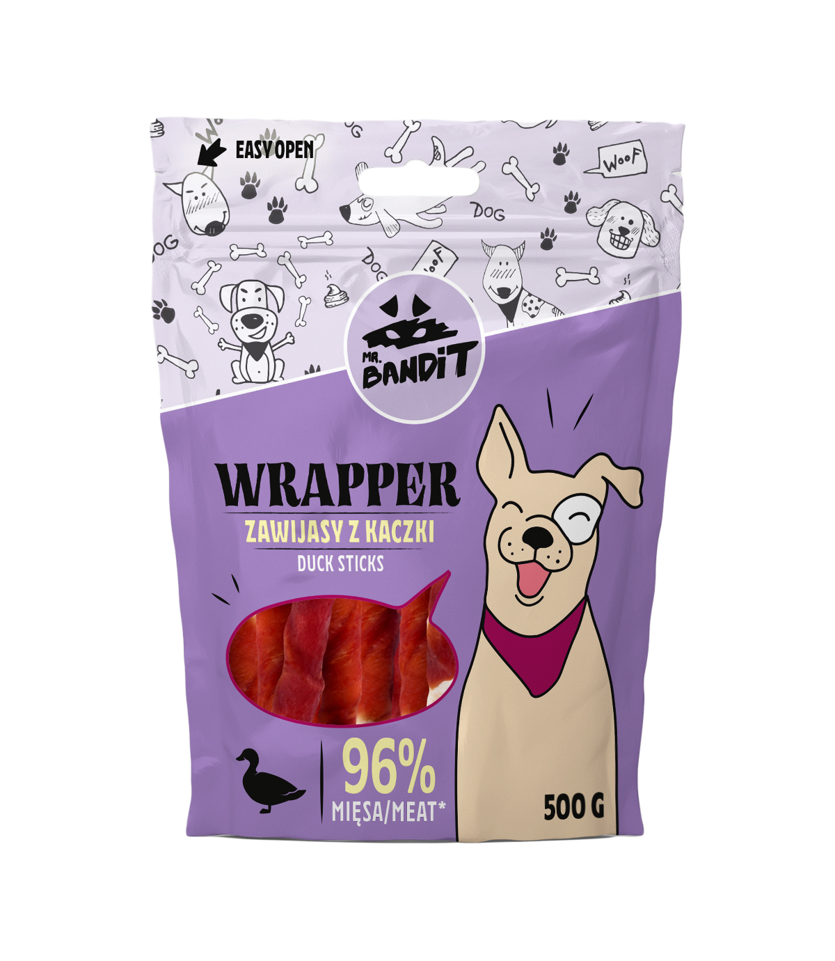 Mr. Bandit Wrapper Zawijasy z kaczki 500g