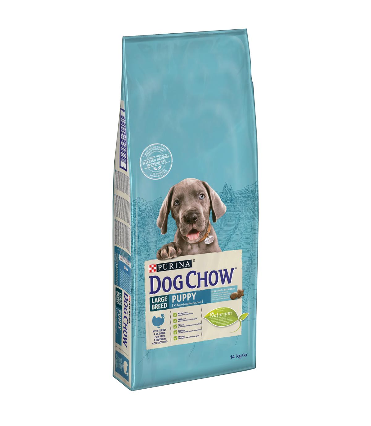 Purina Dog Chow Large Breed Puppy Turkey 14kg