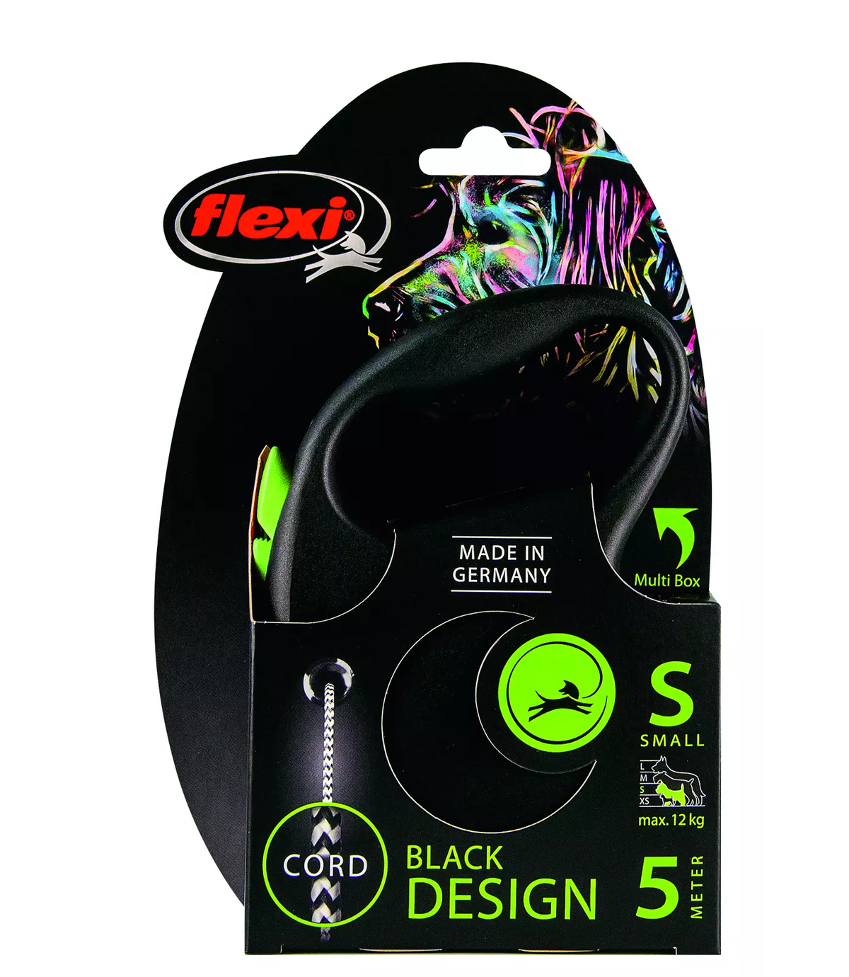 Flexi Black Design S 5m linka