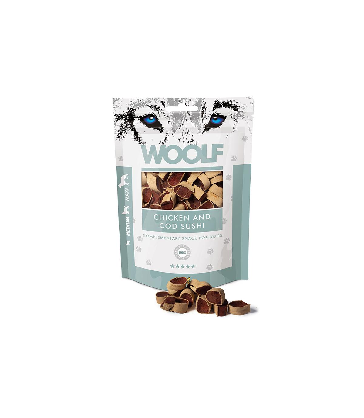 Woolf Chicken and Cod Sushi 100g