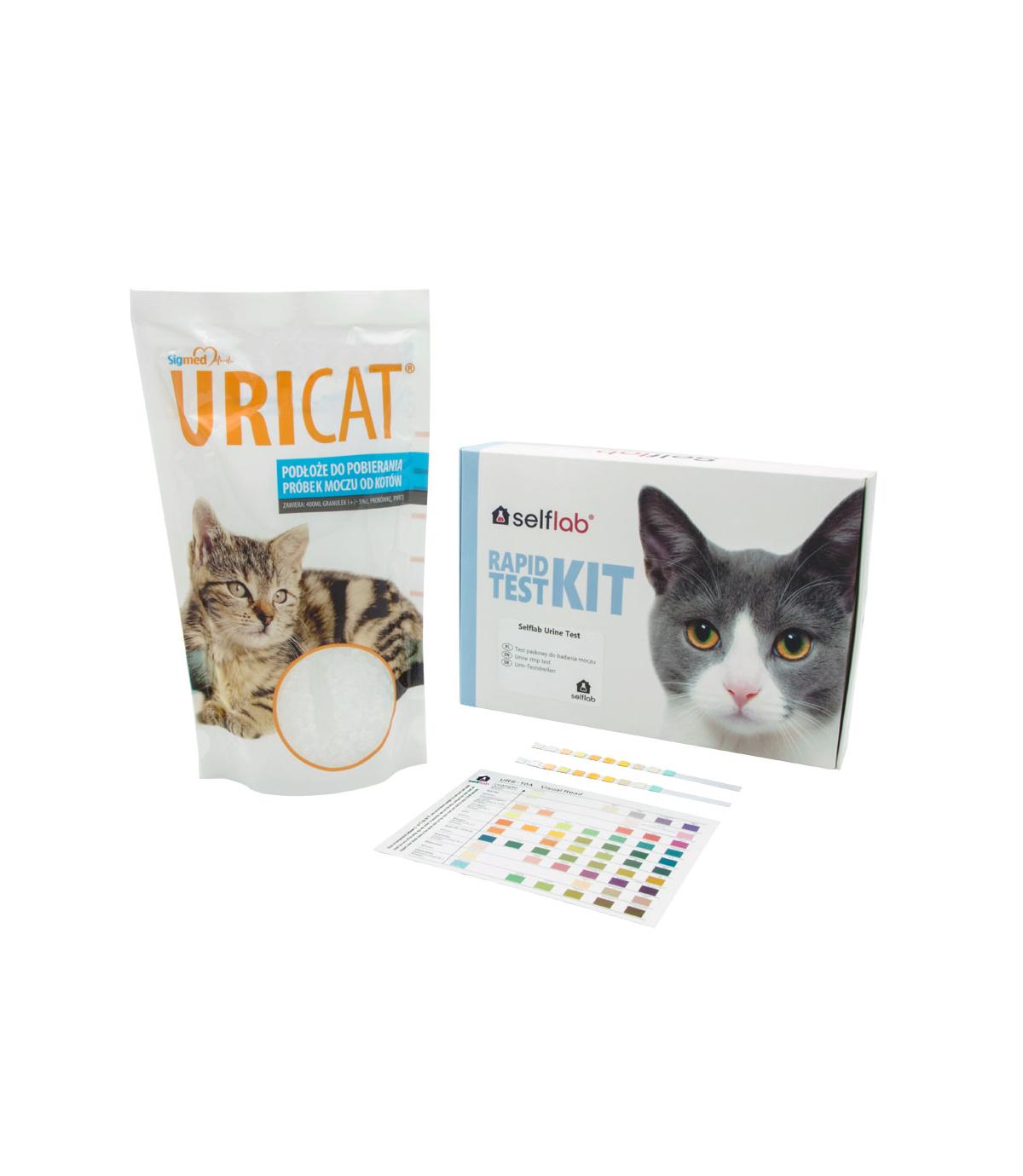 Zestaw do badania moczu kota