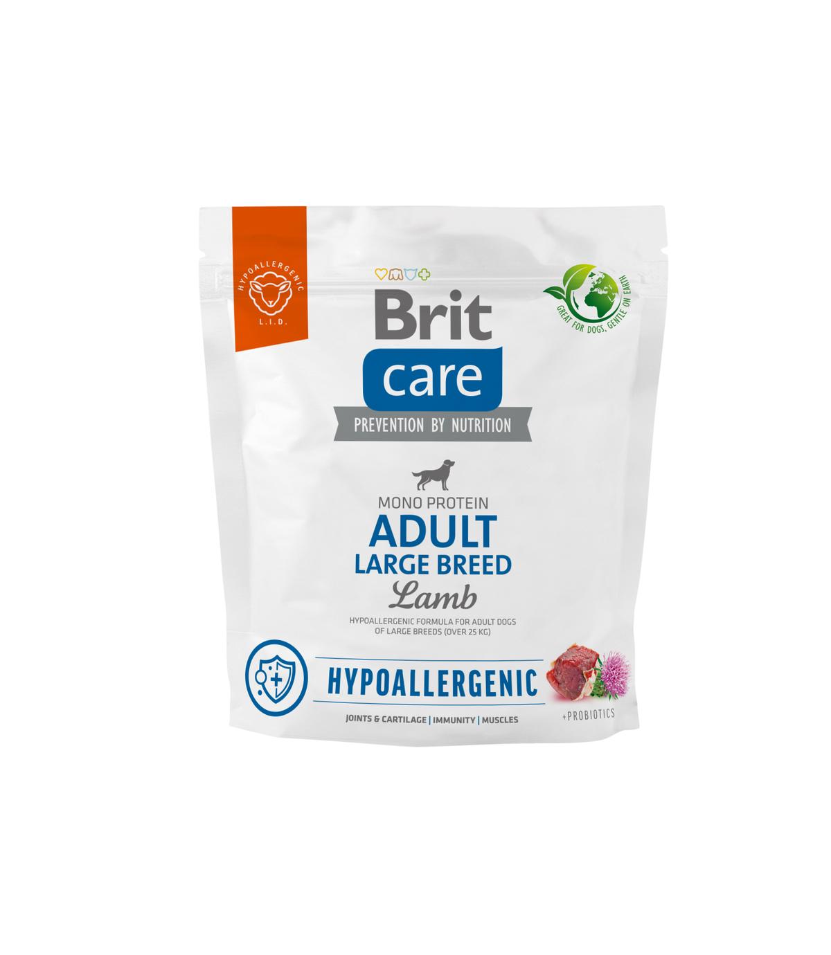 Brit Care Dog Hypoallergenic Adult Large Breed Lamb 1kg