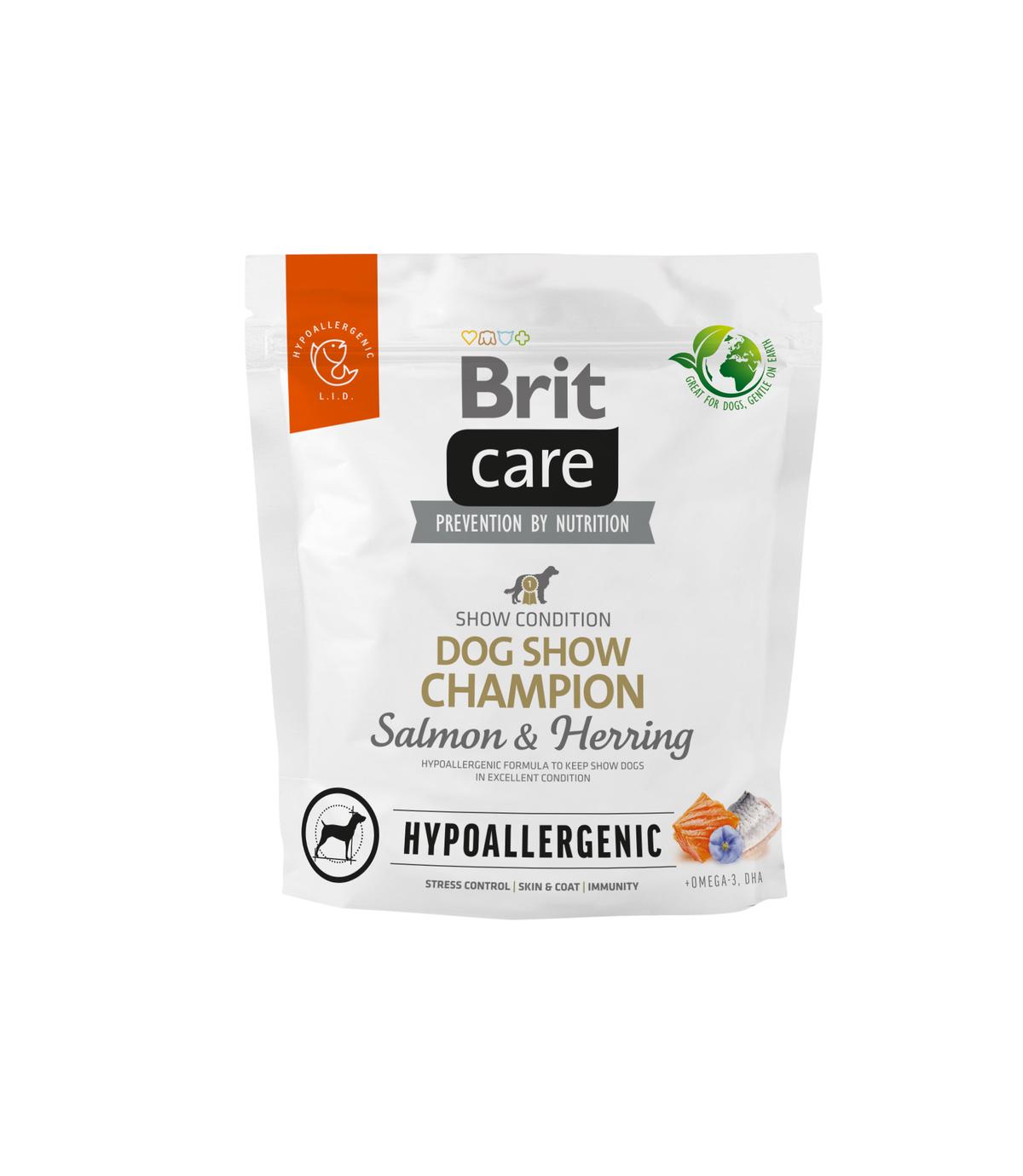 Brit Care Dog Hypoallergenic Dog Show Champion 1kg