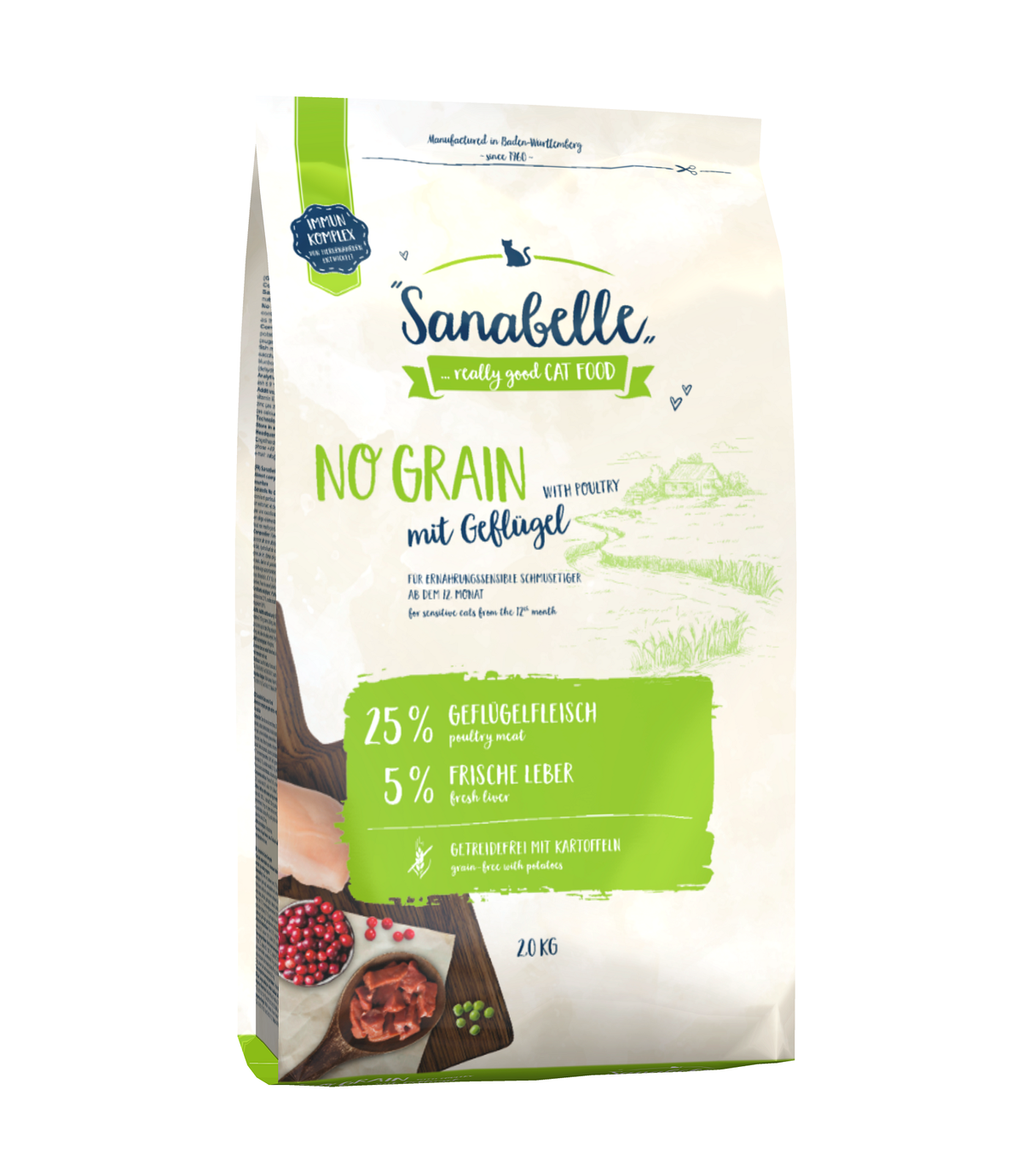 Sanabelle No Grain Drób 2kg