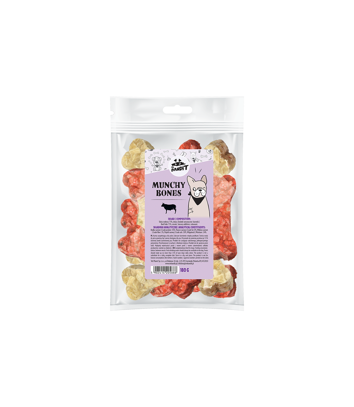 Munchy Bones Mr. Bandit 180g