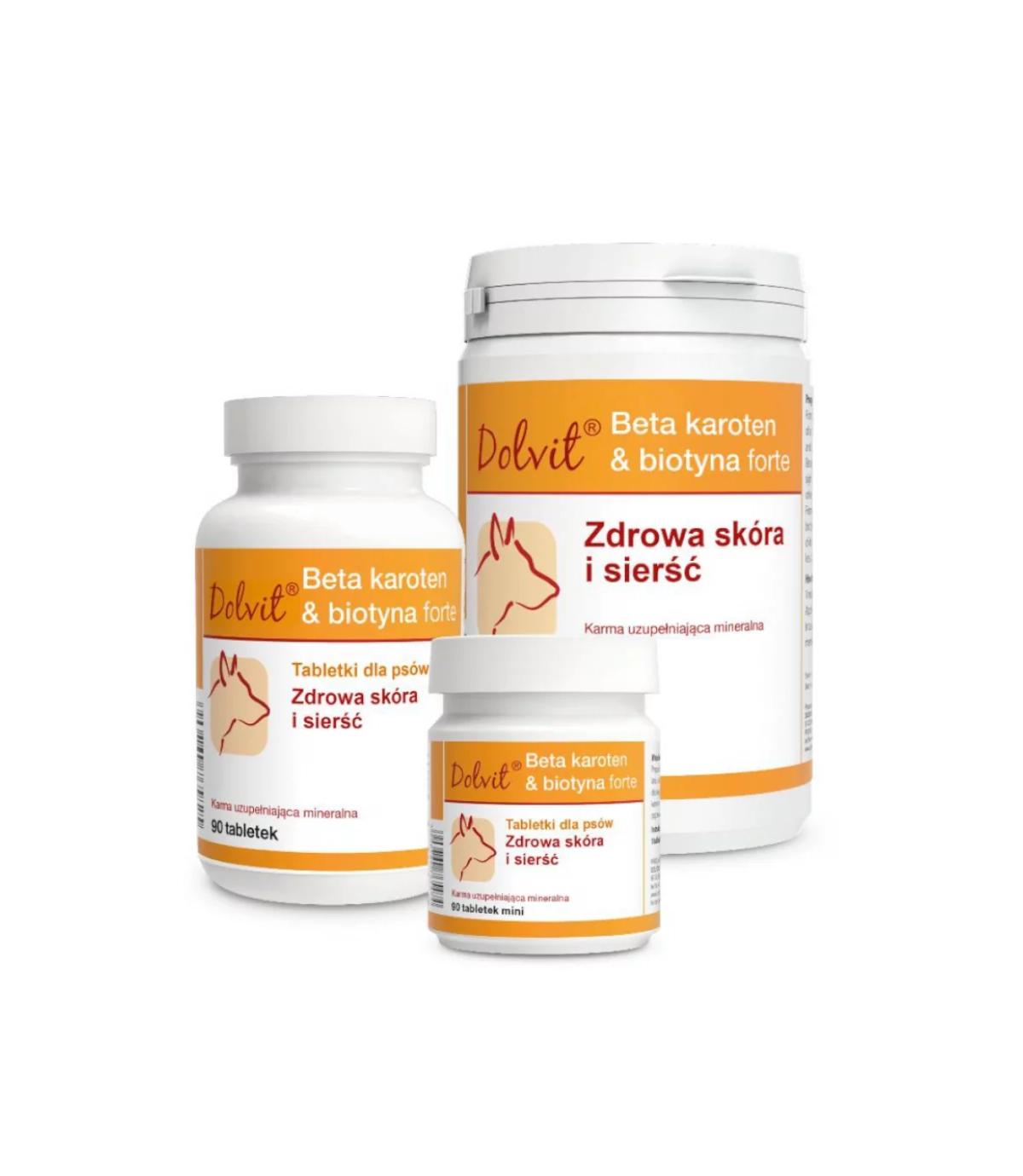 Dolvit Beta karoten & Biotyna Forte 1kg proszek