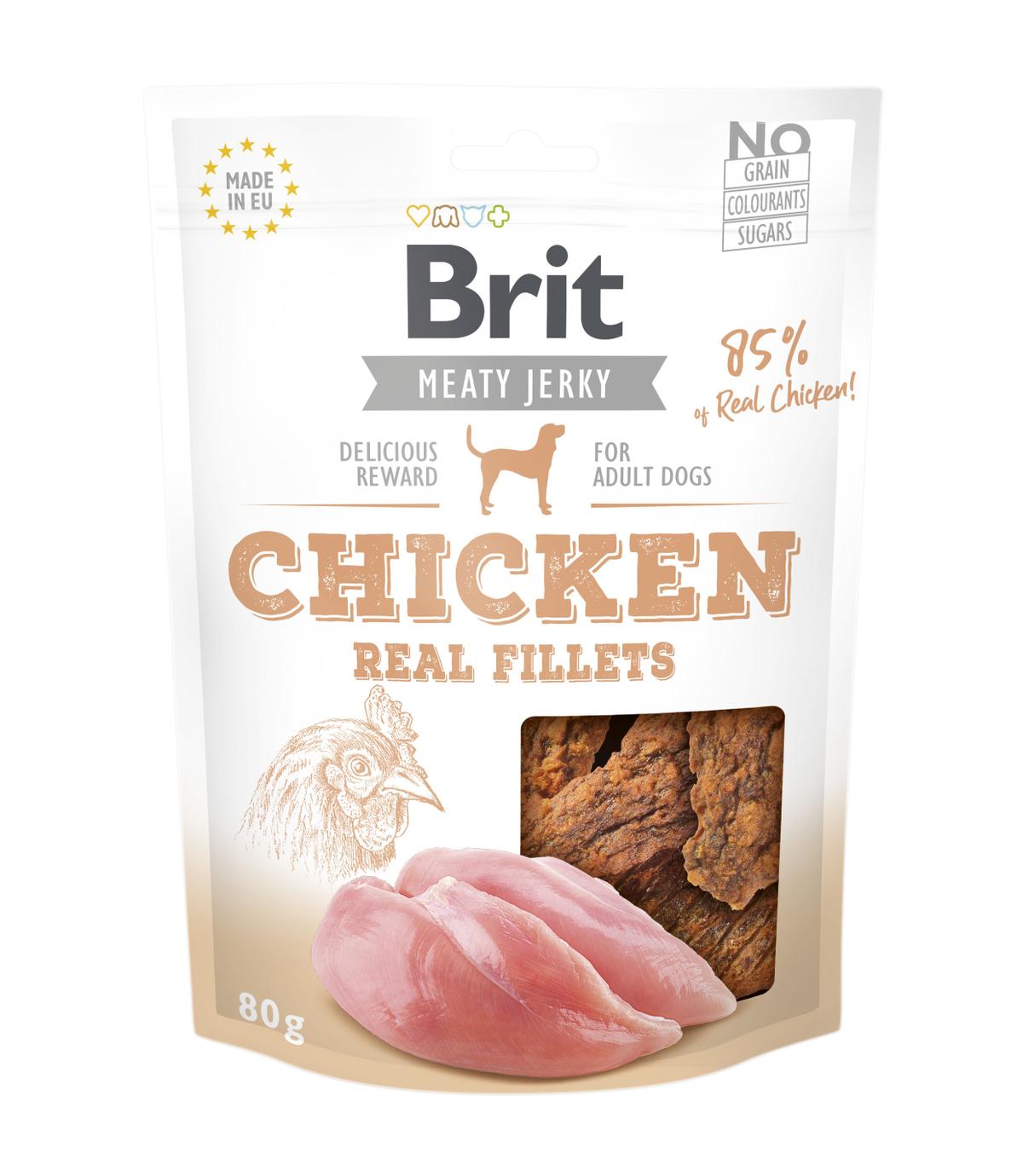 Brit Chicken Real Fillets 80g