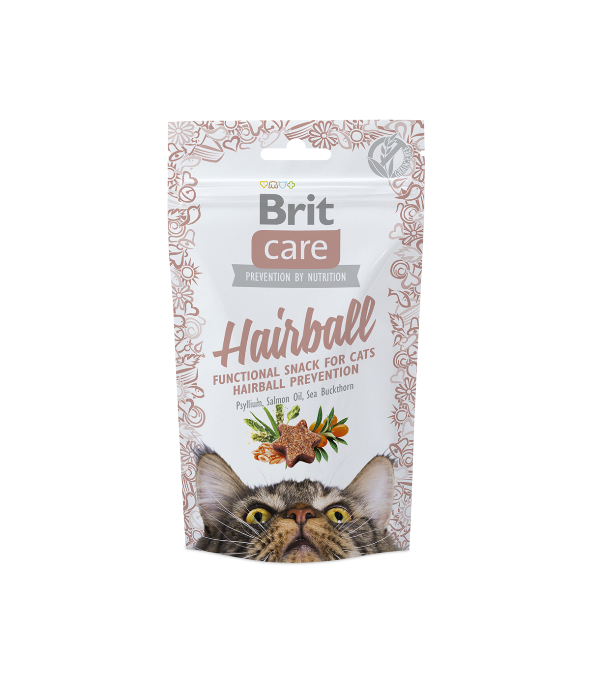 Brit Care Cat Snack Hairball 50g