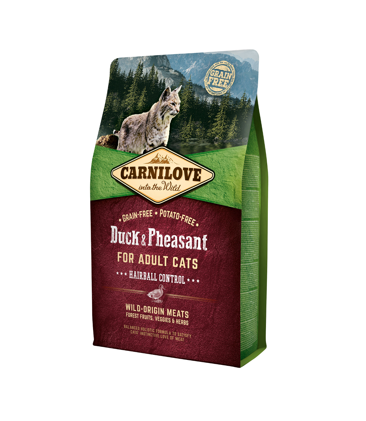 Carnilove Cat Duck & Pheasant Hairball - 2kg