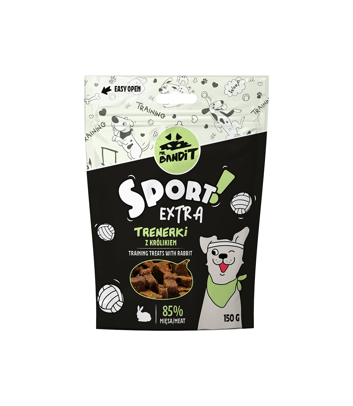 Mr. Bandit Sport Extra Trenerki z królikiem 150g