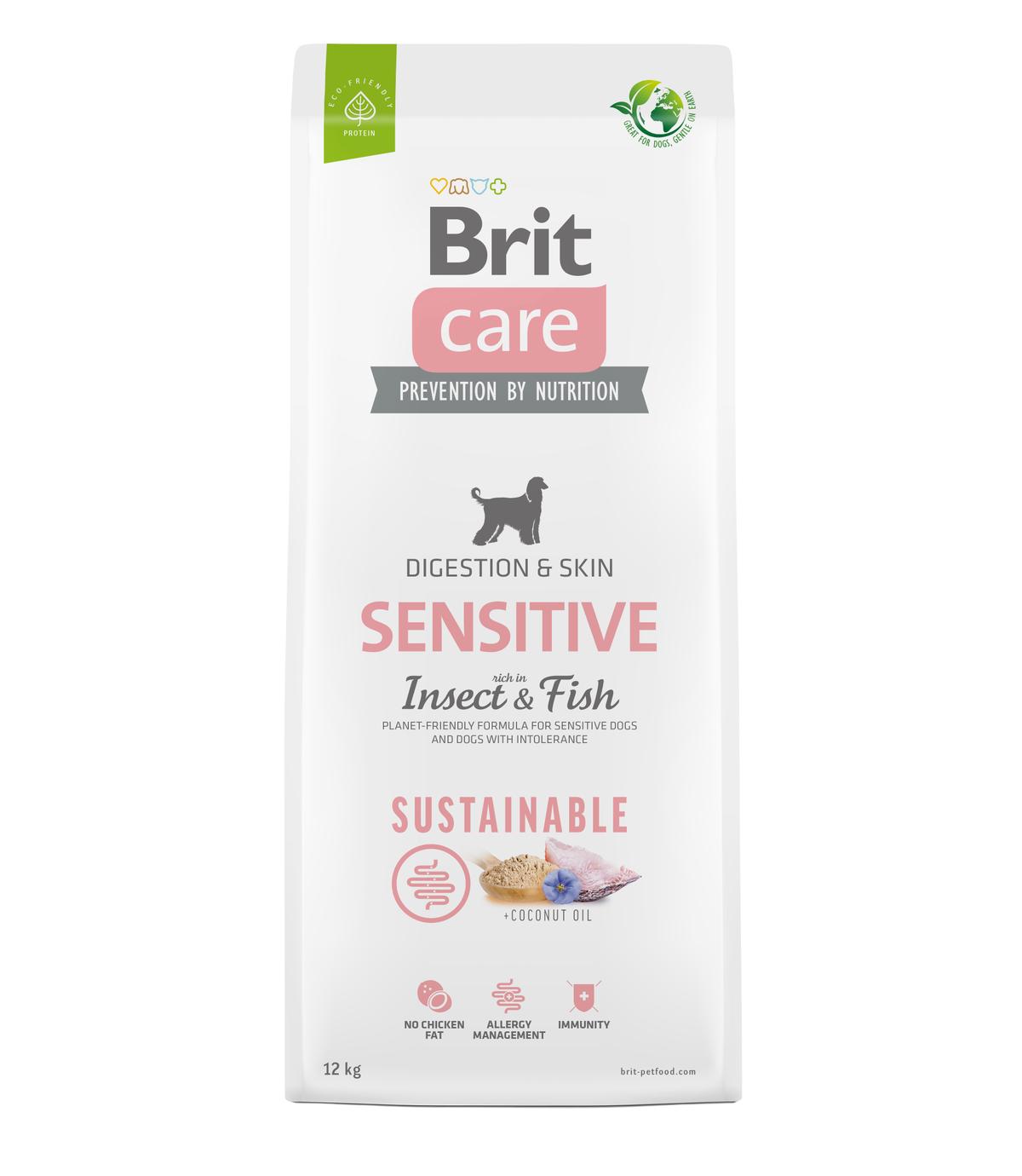 Brit Care Dog Sustainable Sensitive Insect & Fish 12kg