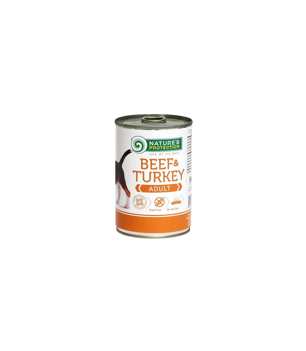 Nature's Protection Adult Beef & Turkey 400g