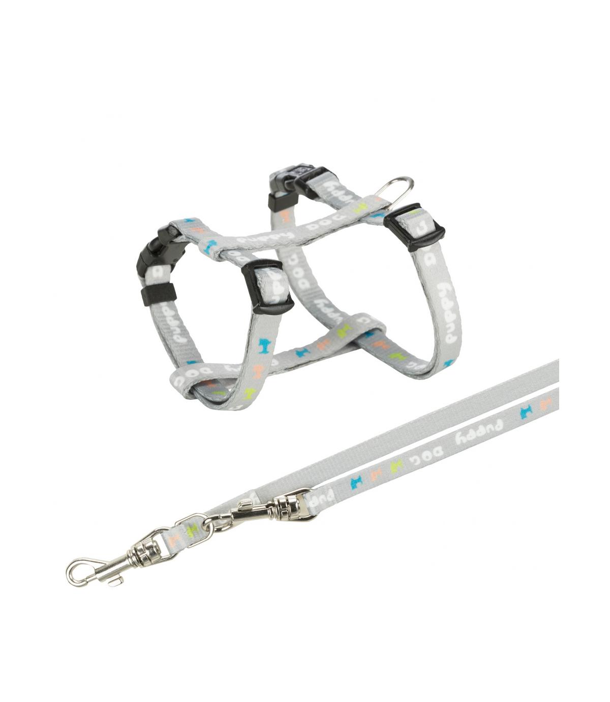 Szelki  dla szczeniąt ze smyczą Junior