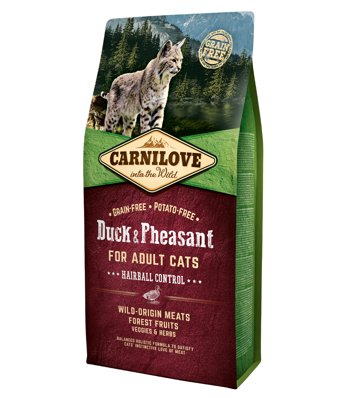 Carnilove Cat Duck & Pheasant Hairball - 6kg