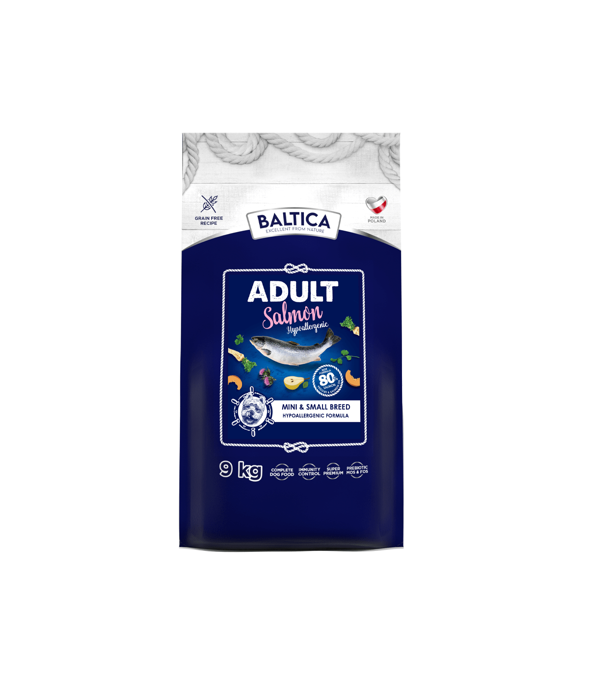 Baltica Salmon Hypoallergenic Small & Mini 9kg