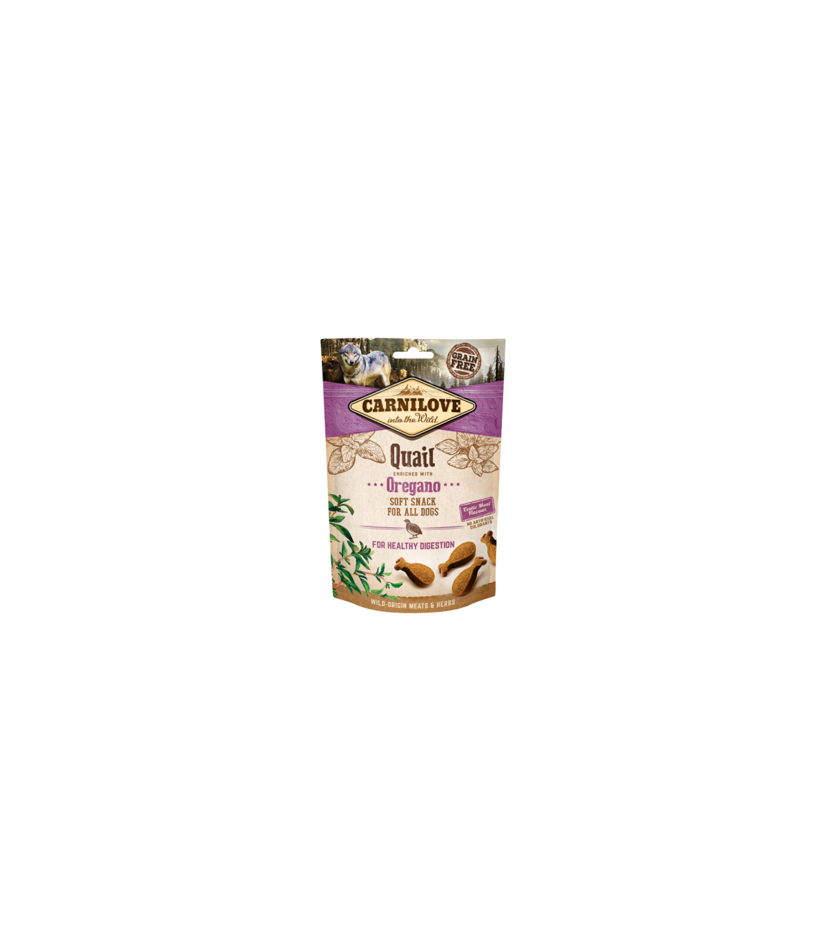 Carnilove Soft Snack Quail & Oregano - 200g