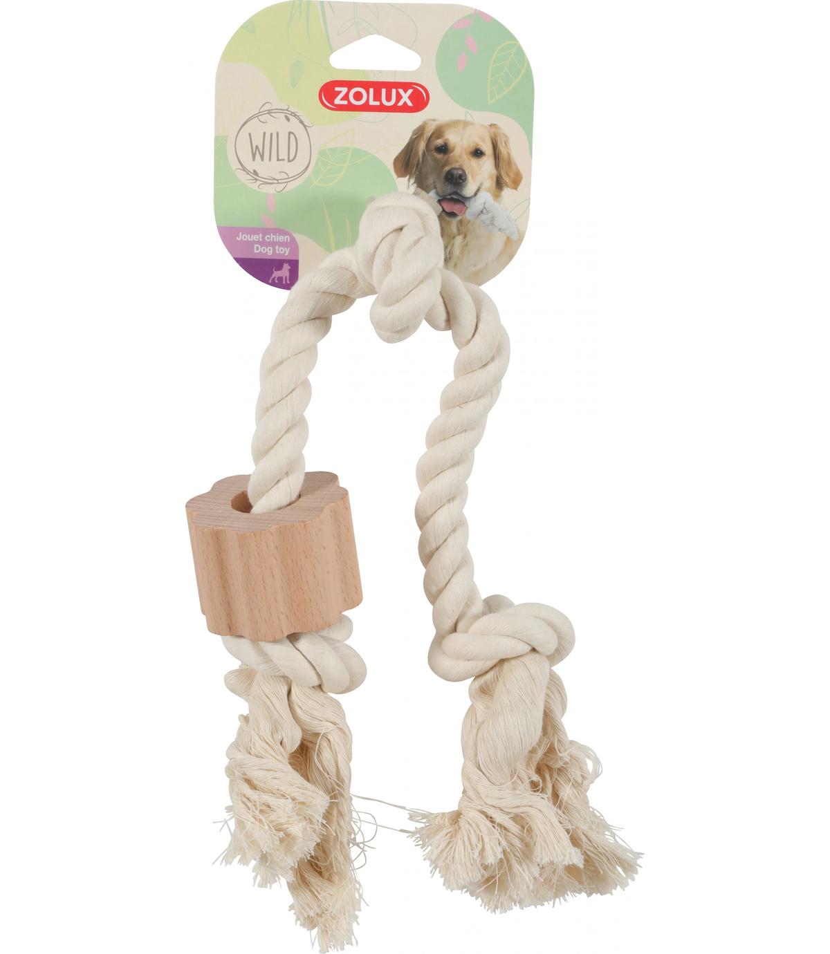 Sznur Wild 3 z drewnianym krążkiem i węzłami