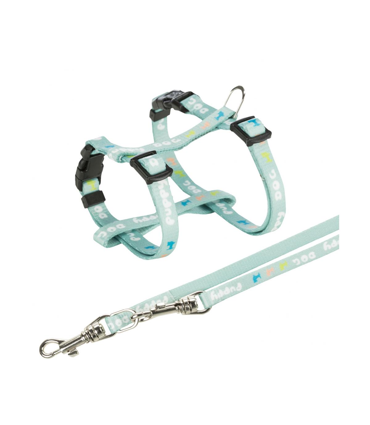 Szelki  dla szczeniąt ze smyczą Junior