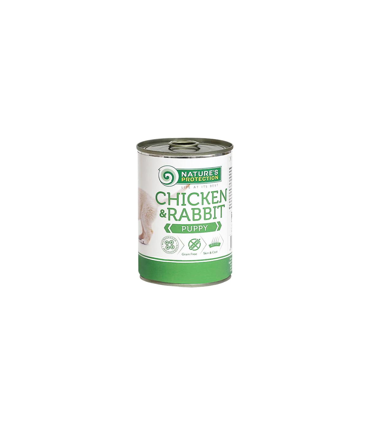 Nature's Protection Puppy Chicken & Rabbit 400g