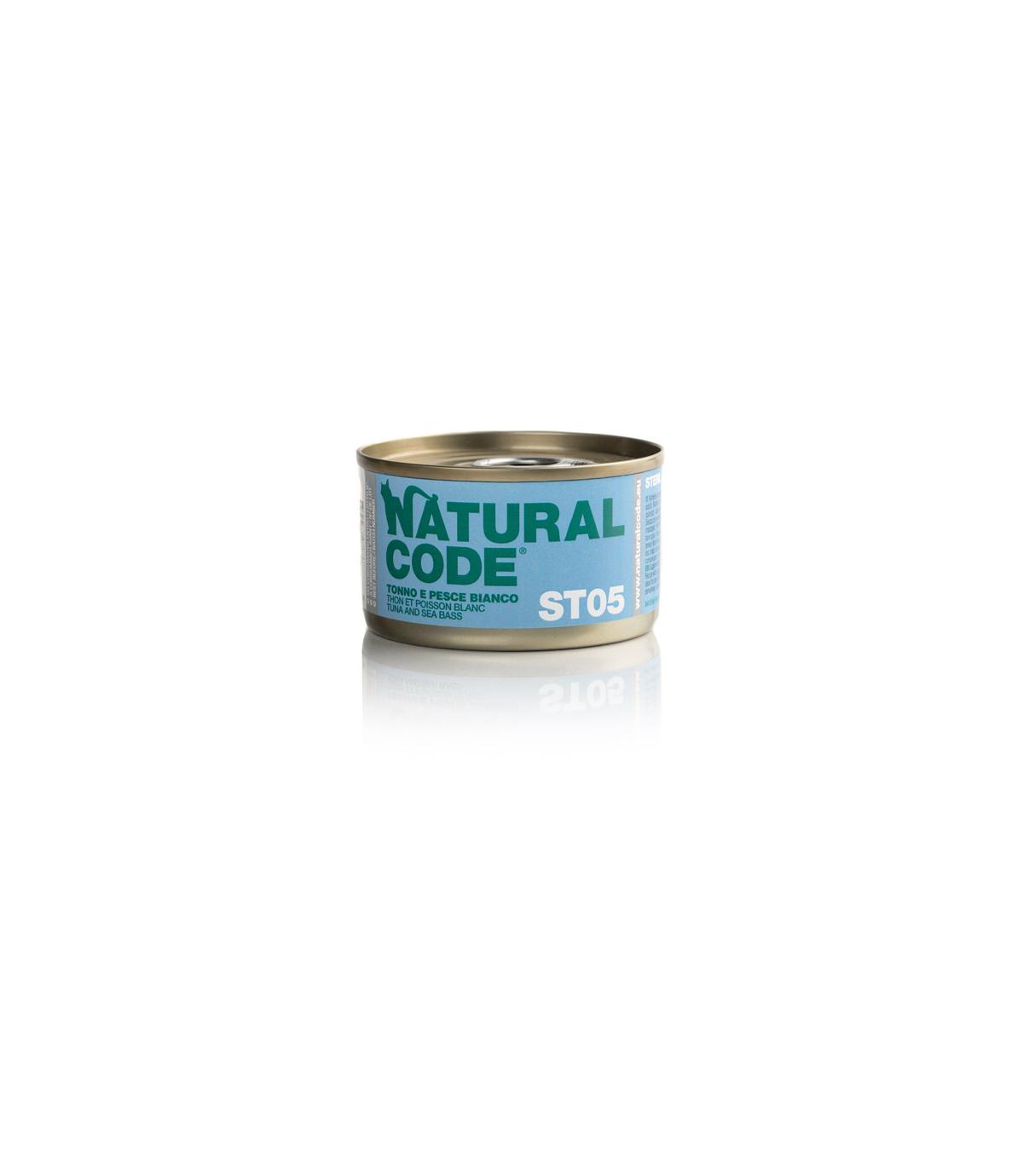 Natural Code Cat ST05 Tuna and sea bass 85g