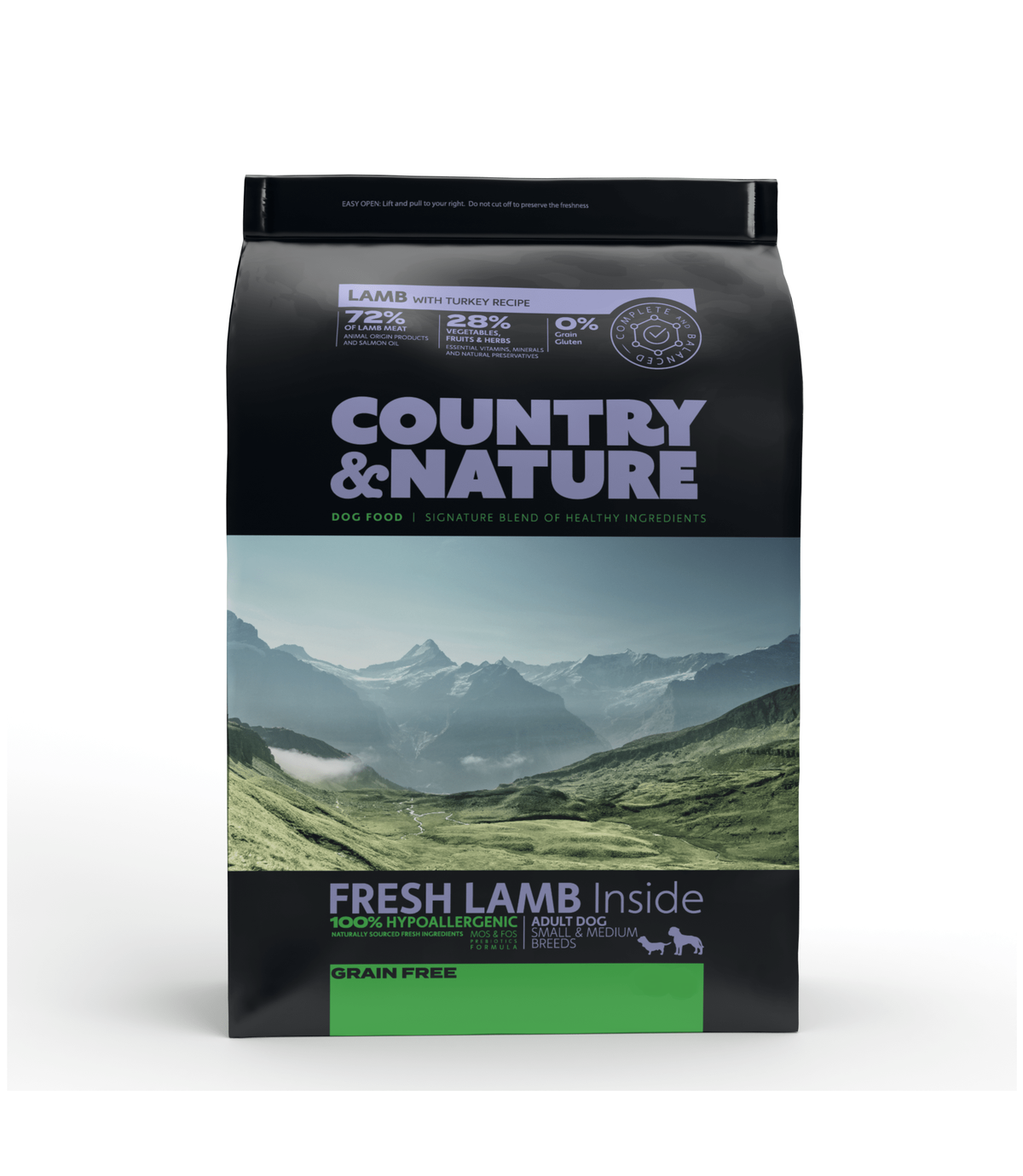 Country & Nature Lamb With Turkey 9kg