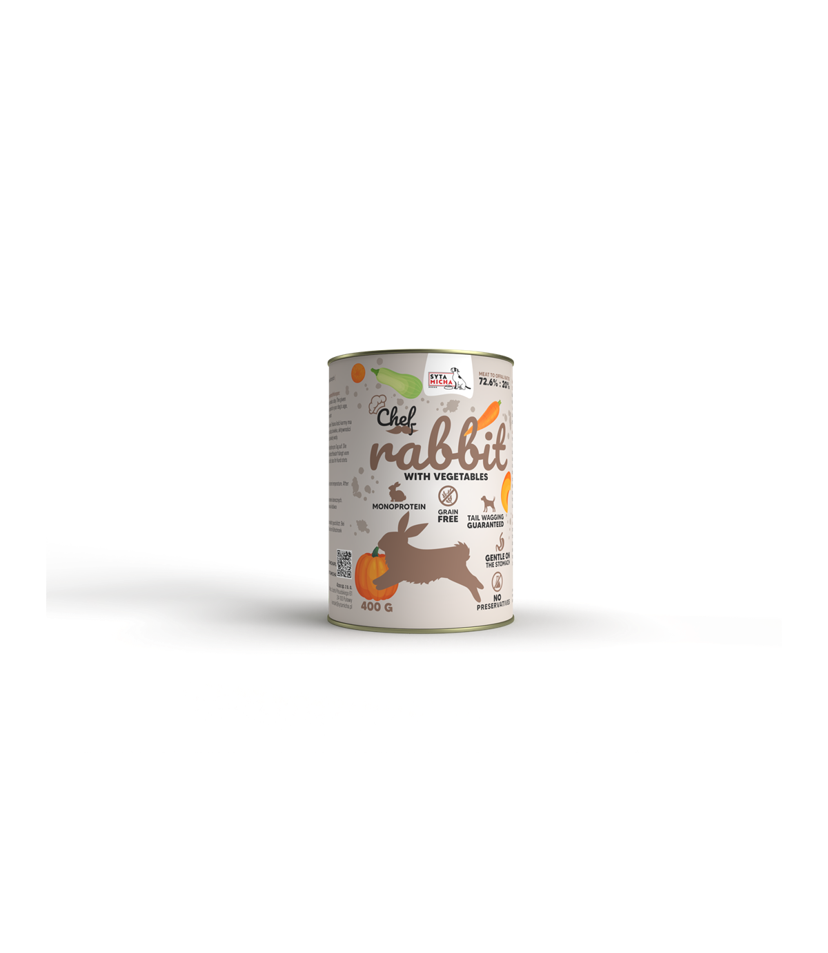 Syta Micha Chef Królik z warzywami 400g