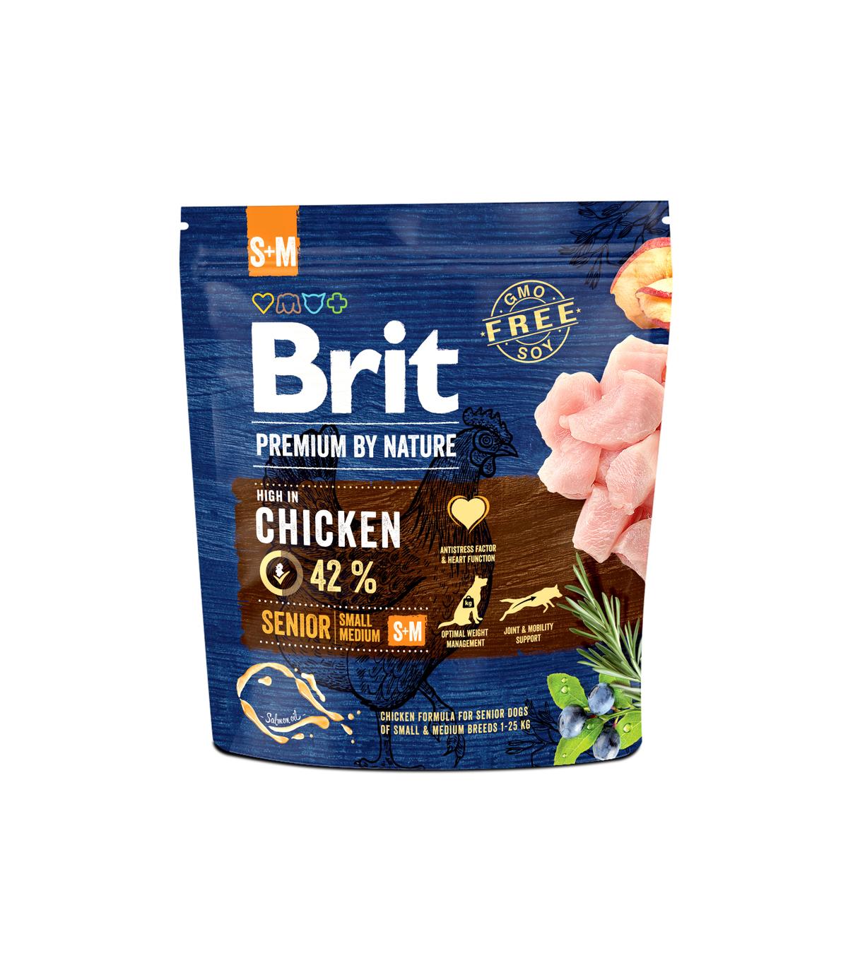 Brit Premium By Nature Senior S+M 1kg