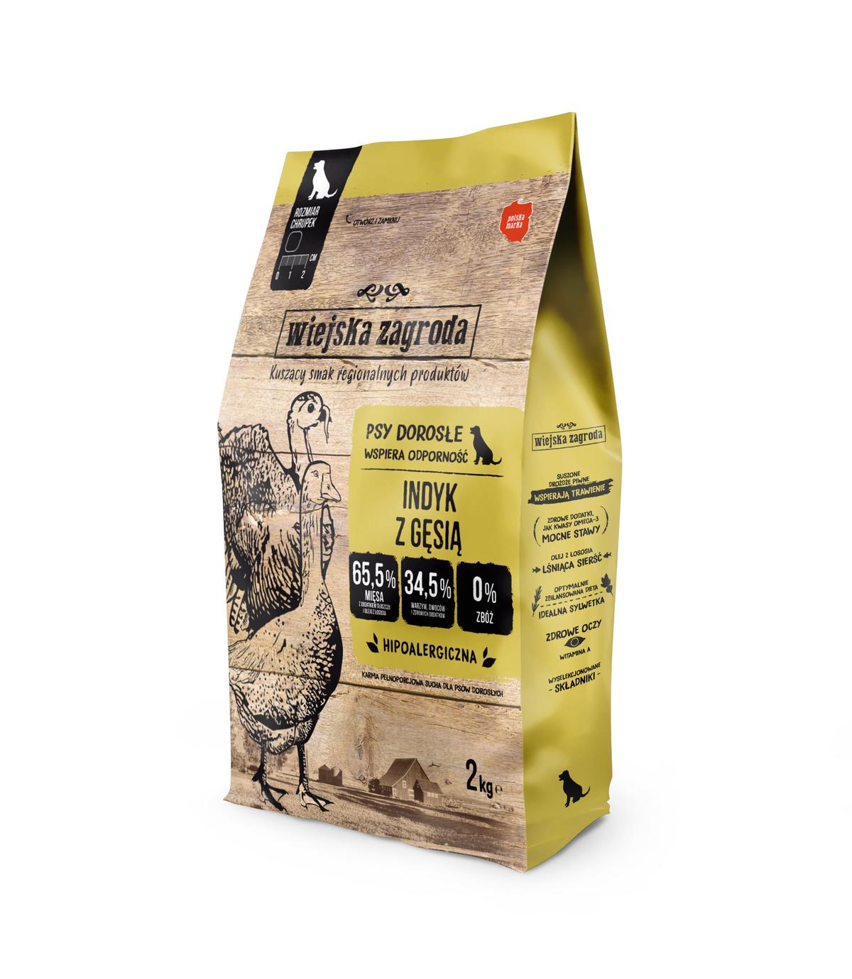 Wiejska Zagroda Indyk z gęsią 9kg