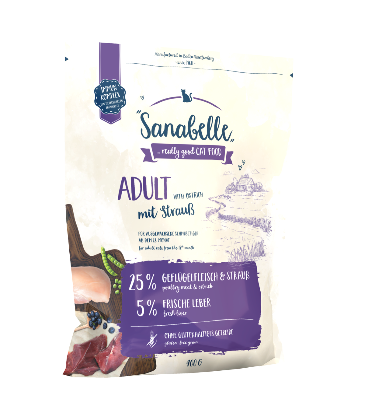 Sanabelle Adult Struś 400g