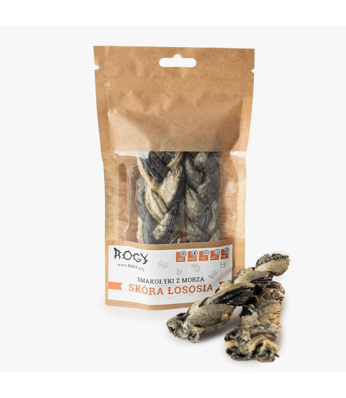 Smakołyki z morza Warkocz z łososia 70g