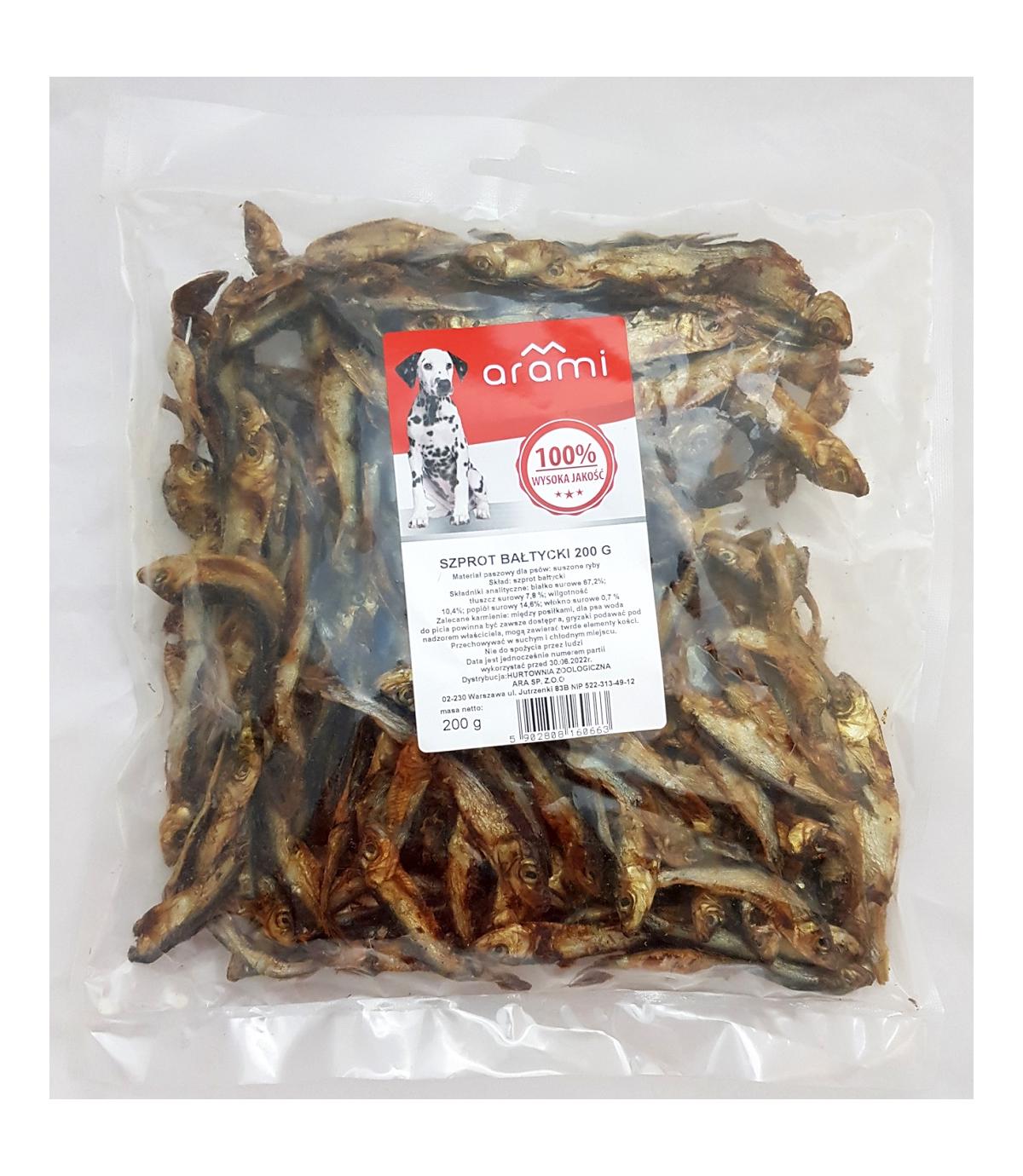 Suszone szprotki 200g