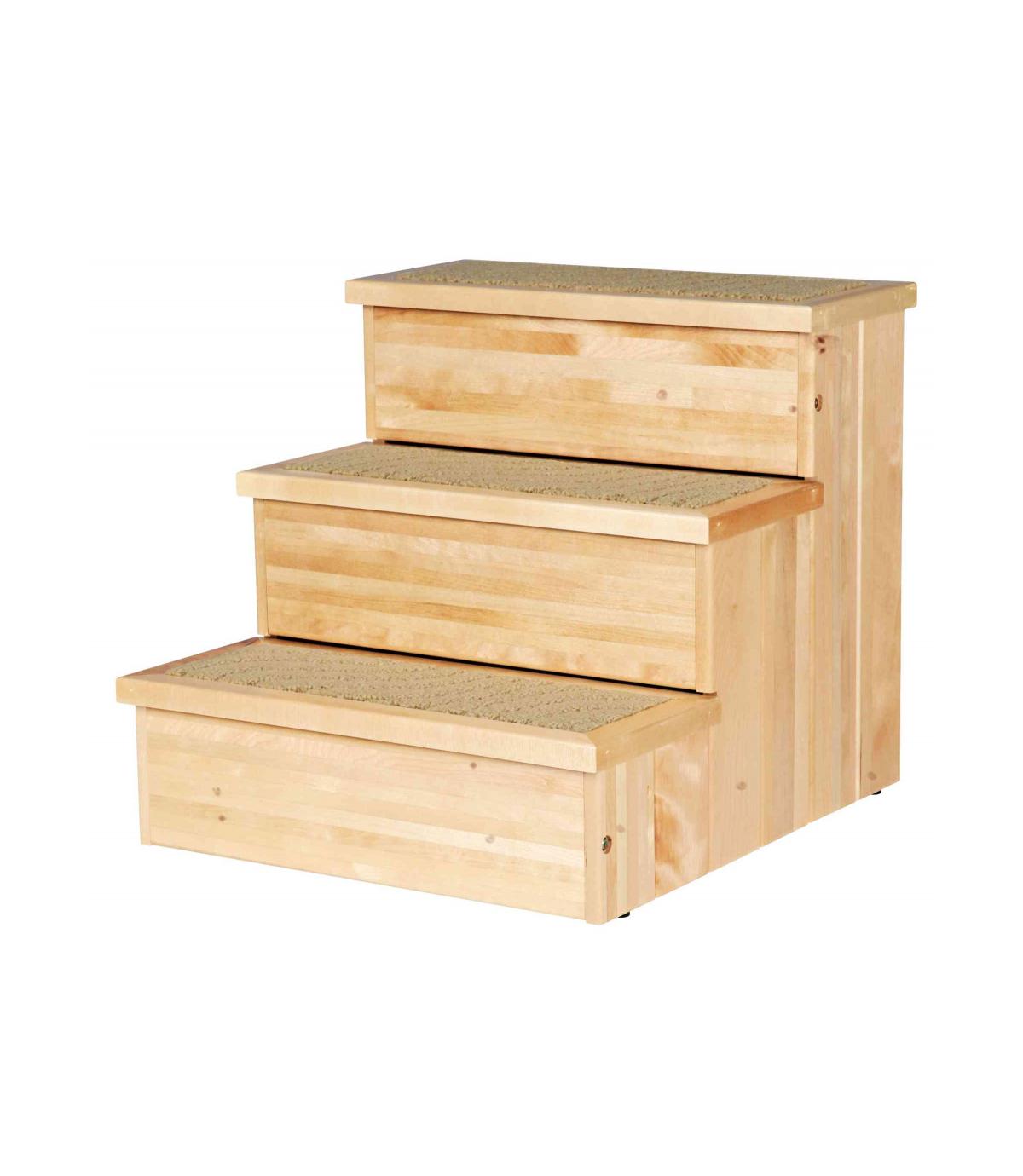 Schody drewniane dla psa lub kota