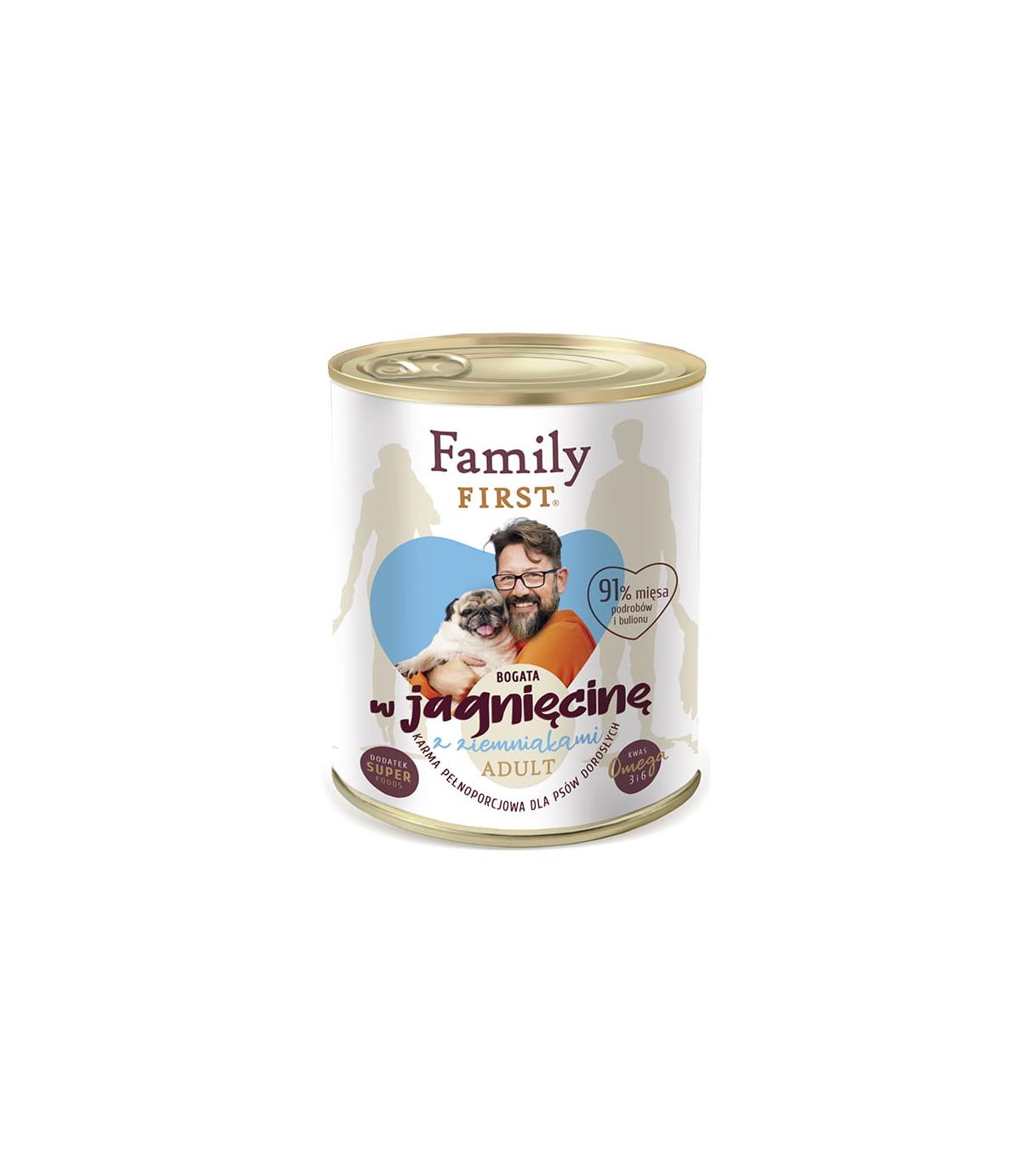 Family First Bogata w jagnięcinę 800g