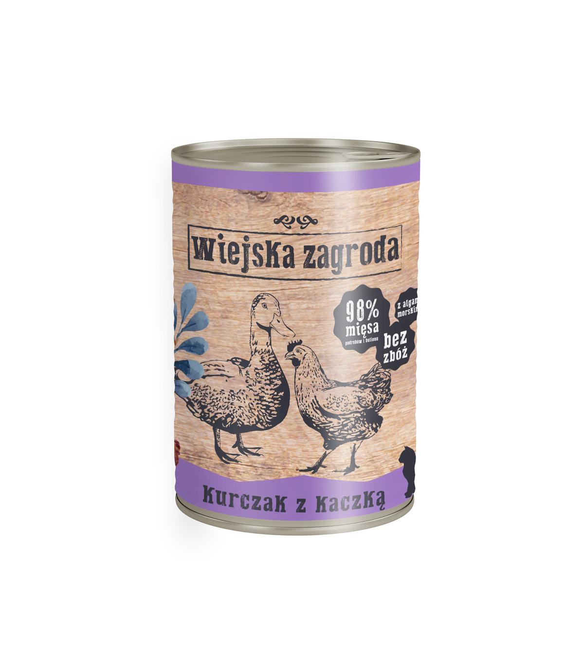 Wiejska Zagroda Kurczak z Kaczką 400g