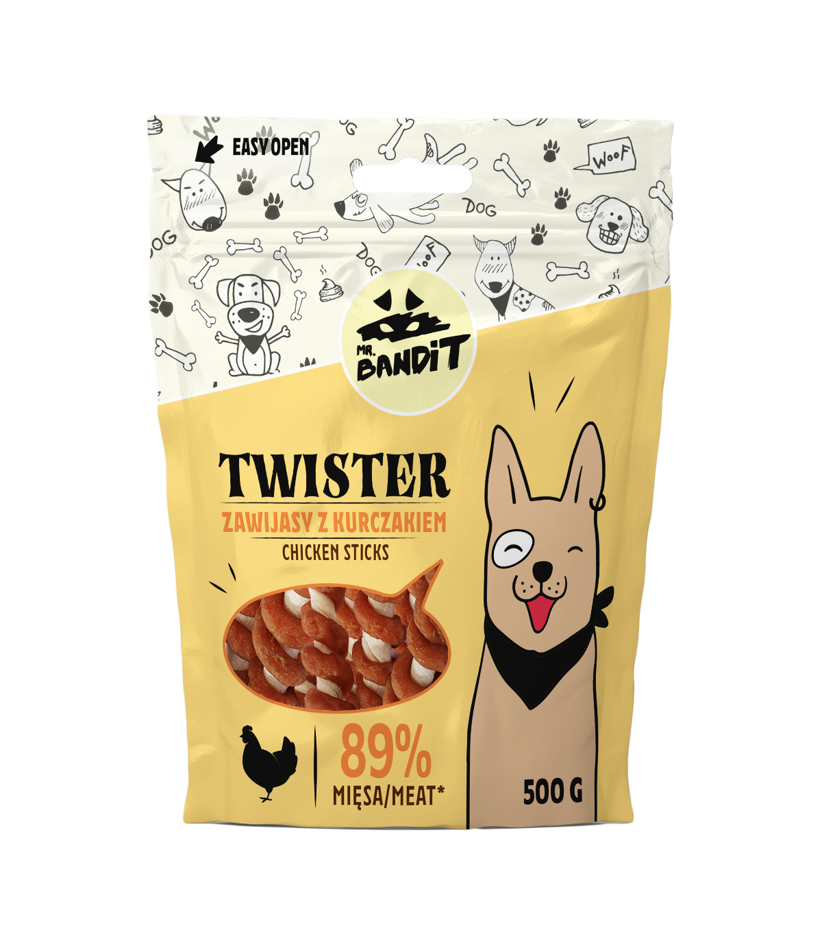 Mr. Bandit Twister Zawijasy z kurczakiem 500g