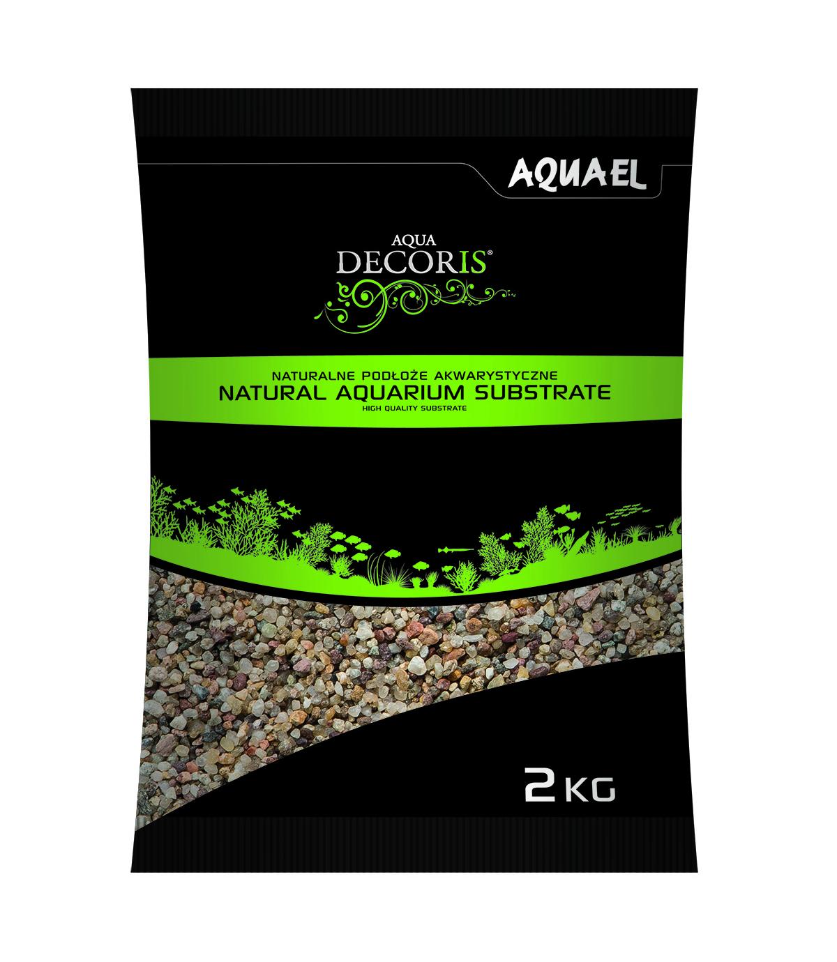 Natural Multicolored Gravel 1,4-2mm 2kg