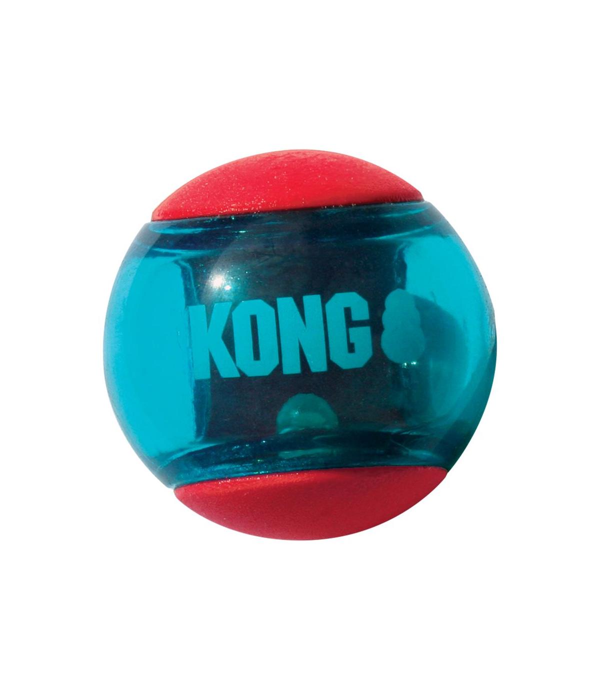 Squeezz Action Ball Red S 3szt Kong