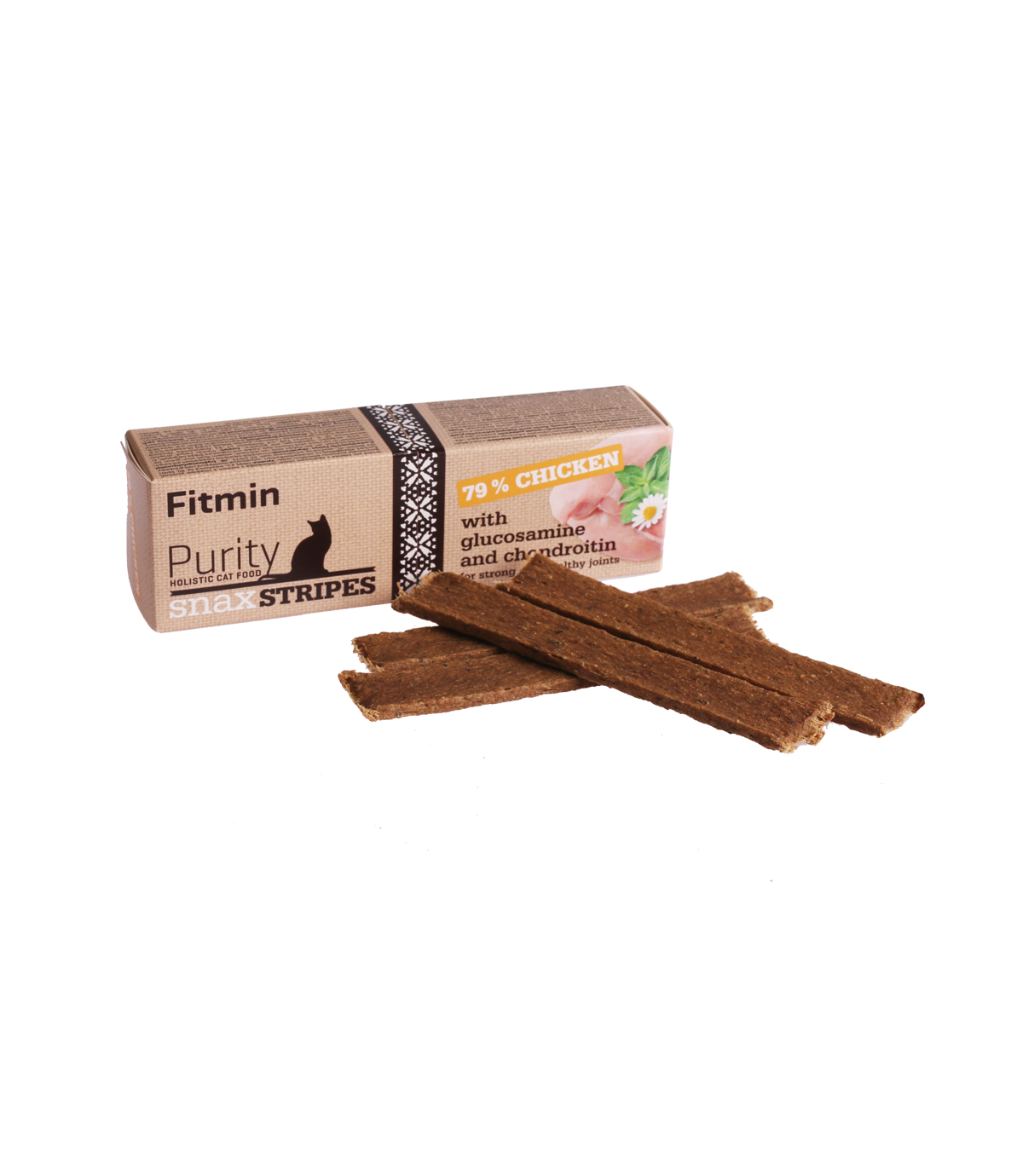 Fitmin Purity Cat Snax Stripes Chicken 35g