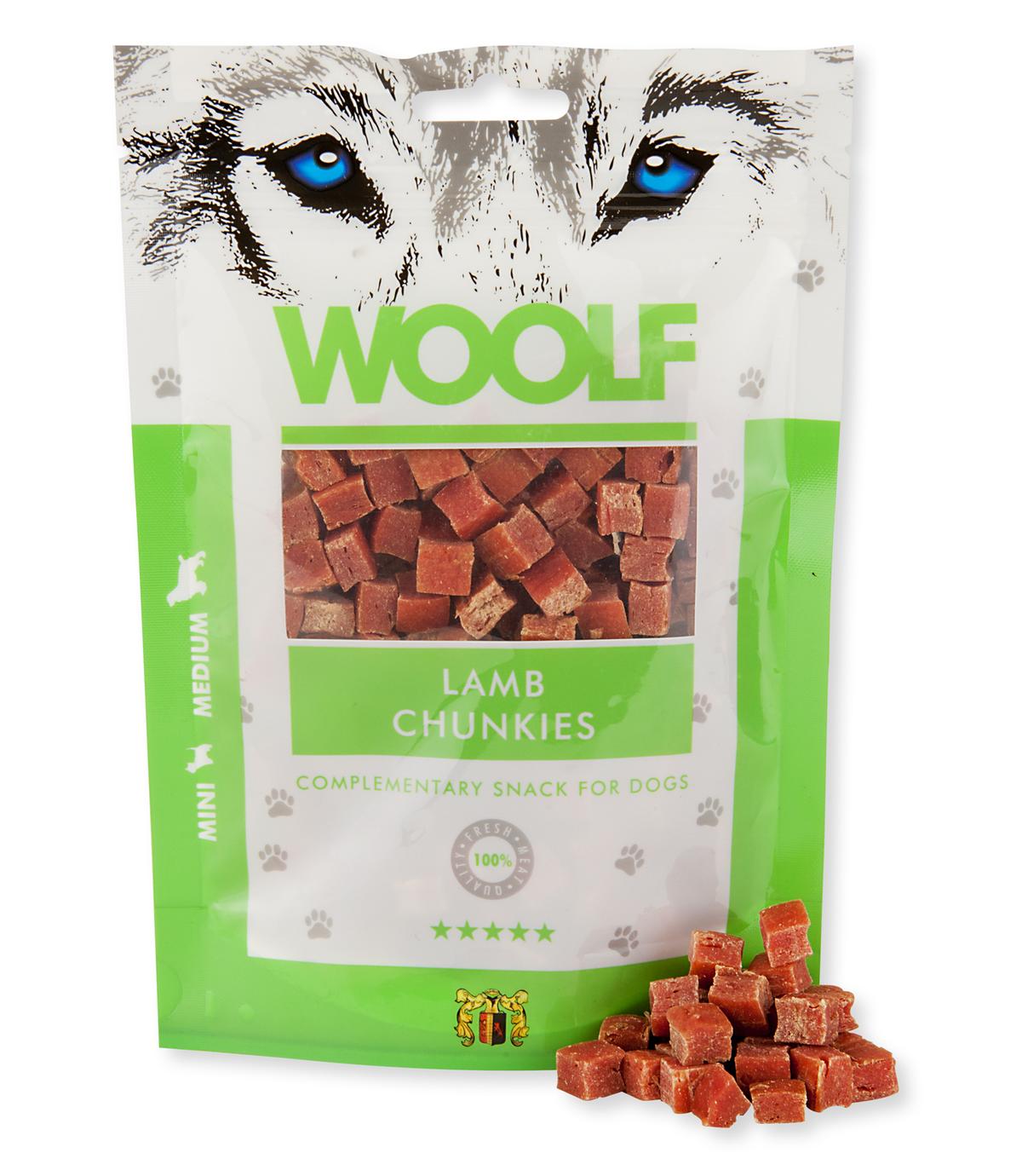 Woolf Lamb Chunkies 100g