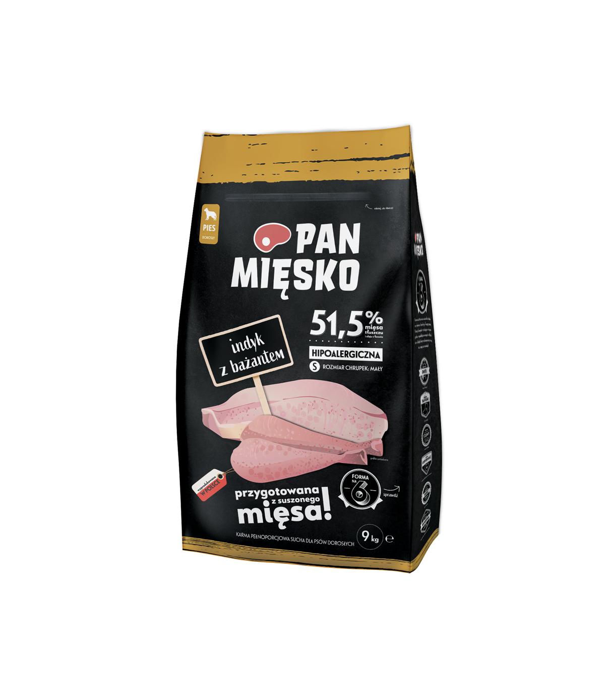 Pan Mięsko Indyk z bażantem 9kg