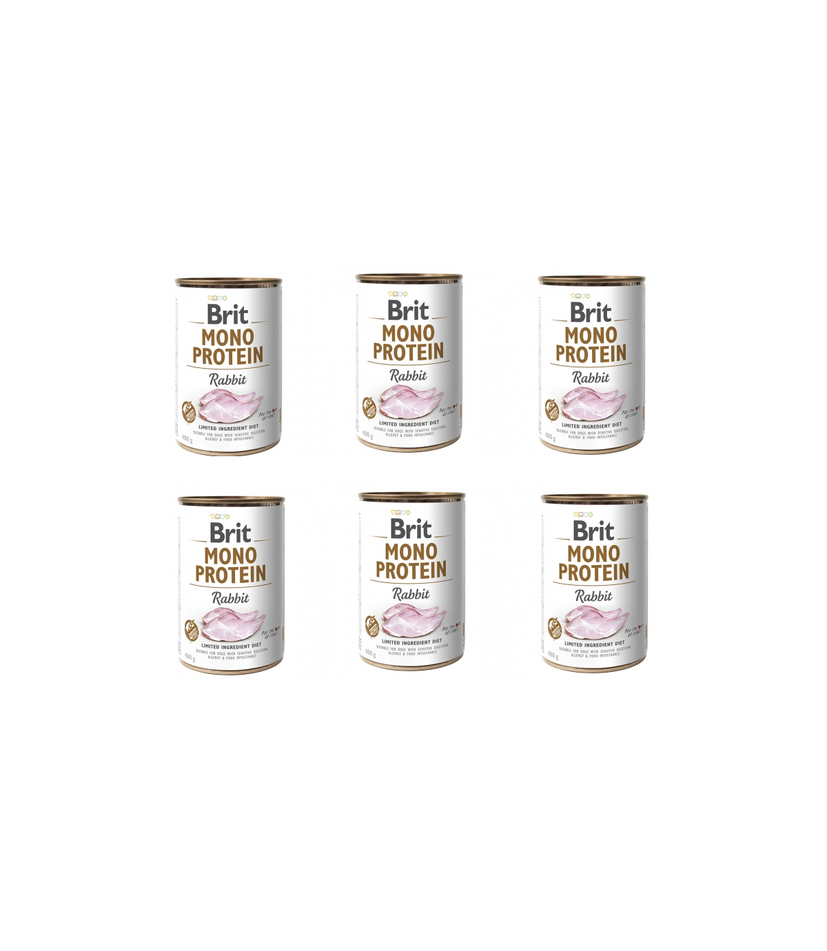 Brit Mono Protein Rabbit 6x400g
