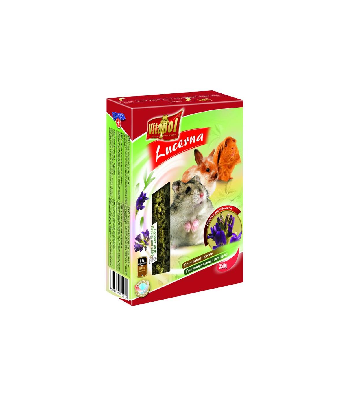 Lucerna granulowana dla gryzoni i królików 350g
