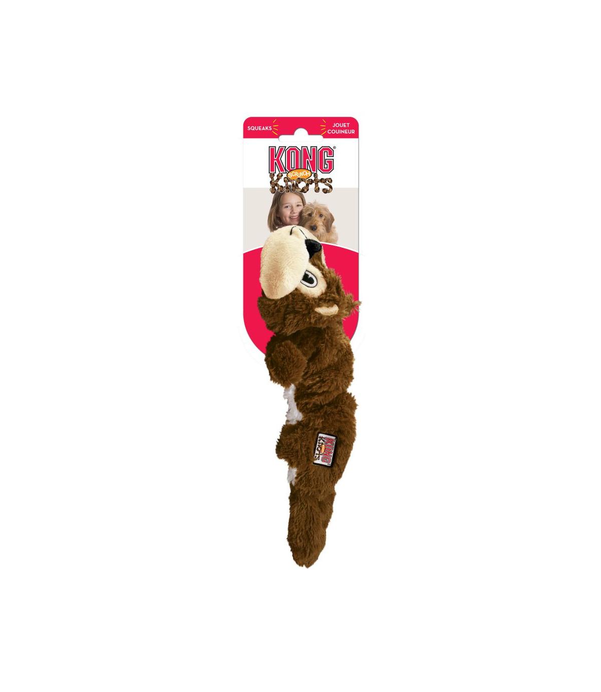 Knots Scrunch Squirrel M/L Kong