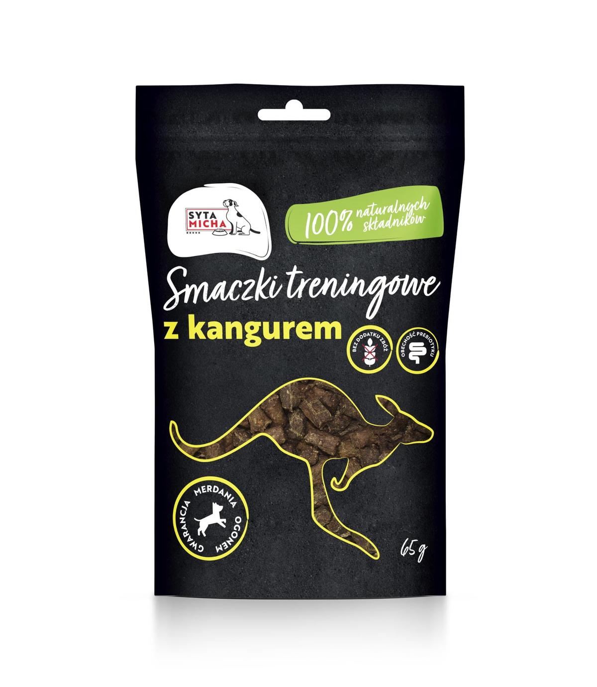 Smaczki treningowe z kangurem 65g