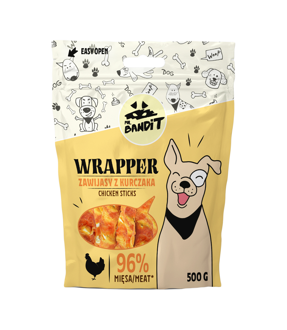 Mr. Bandit Wrapper Zawijasy z kurczaka 500g