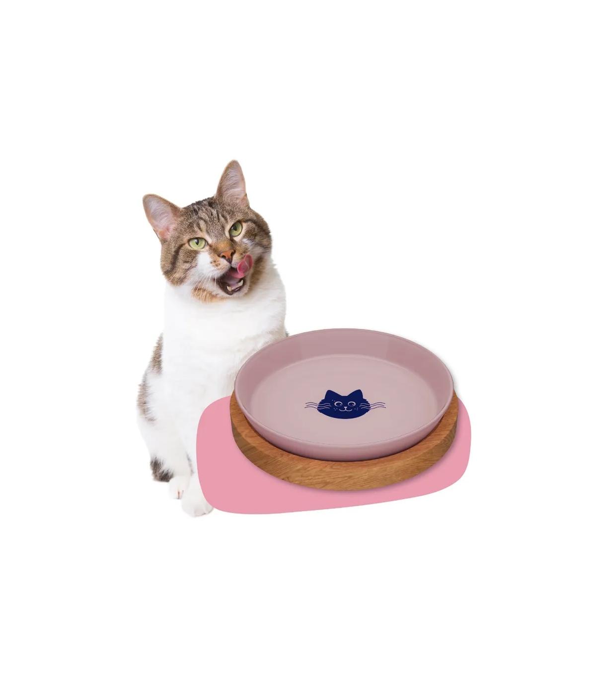 Animal Island talerzyk dla kota 18cm Cashmire Pink