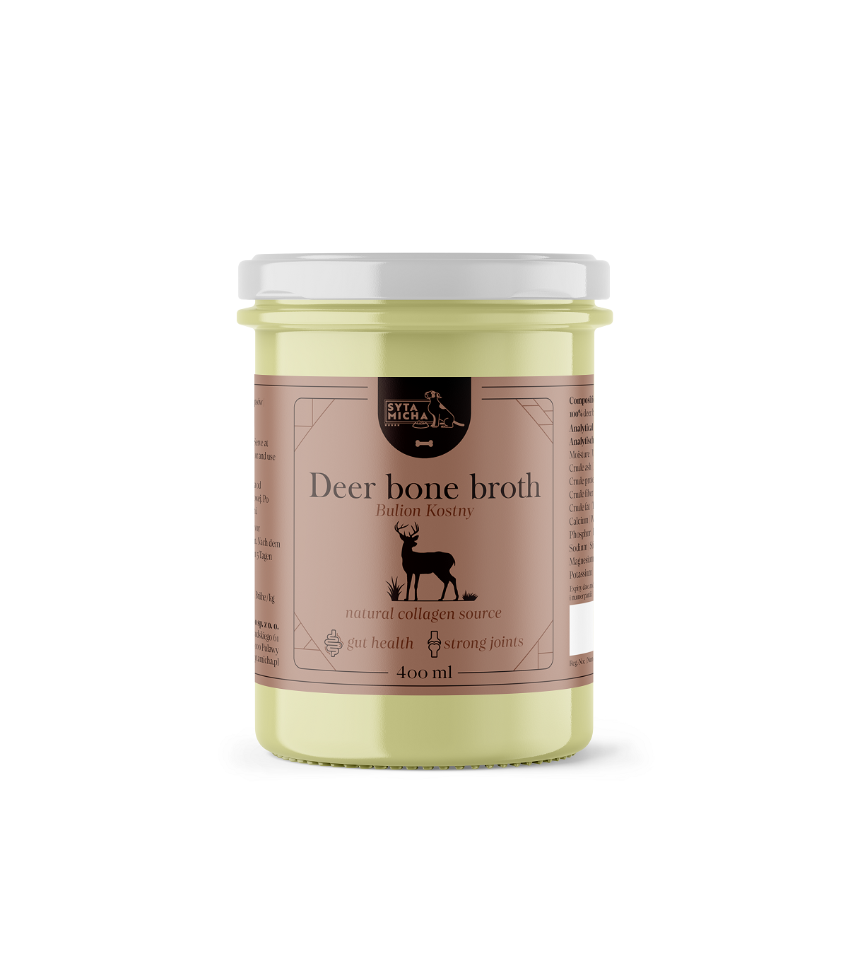Syta Micha Bulion z kości jelenia 400ml