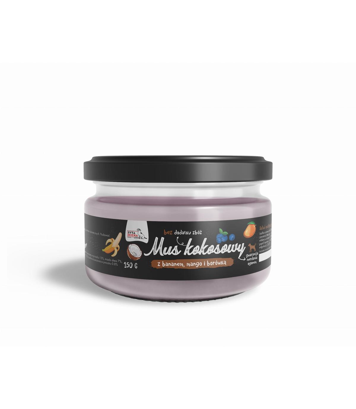 Mus kokosowy dla psa 150g