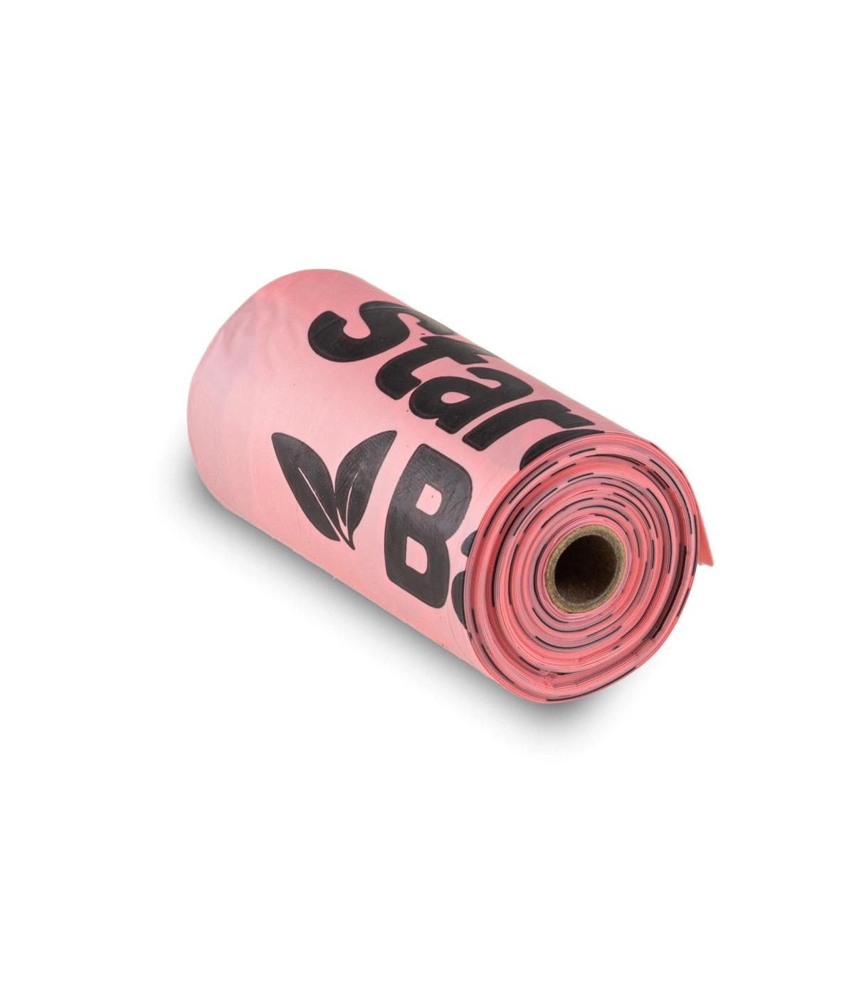 BIOworki na odchody 120 szt. różowe